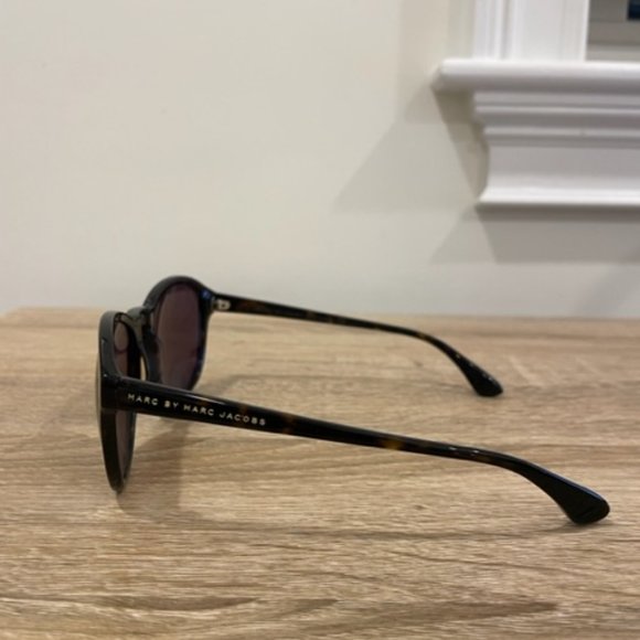 Marc by Marc Jacobs Dark Tortoise Round Sunglasses - Picture 3 of 7